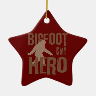 Bigfoot is my Hero Ceramic Tree Decoration