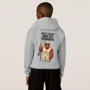 Bigfoot Keep Calm And Go Fishing Funny