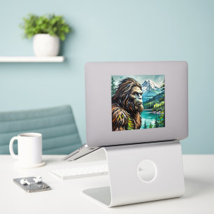 Bigfoot Laptop Sticker