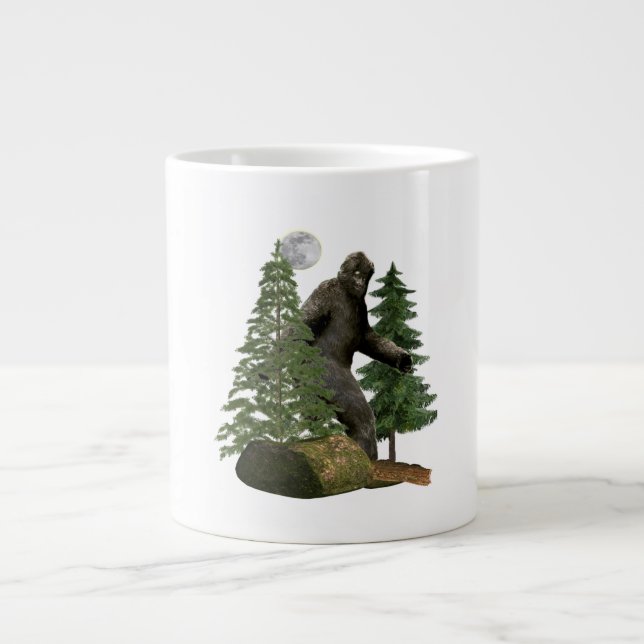 Bigfoot Large Coffee Mug (Front)