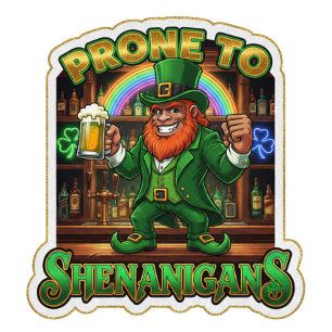 Bigfoot Leprechaun Prone to Shenanigans T-Shirt