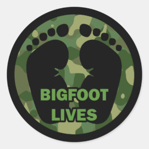 Bigfoot Lives Classic Round Sticker