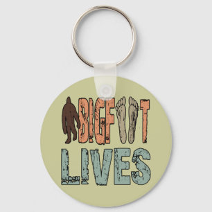 Bigfoot Lives Key Ring