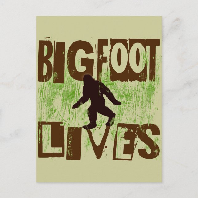 Bigfoot Lives Postcard (Front)