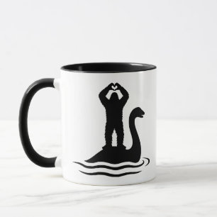 Bigfoot Loch Ness Monster Mug