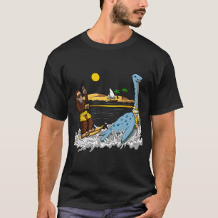 Bigfoot Loch Ness Monster Water Ski T-Shirt