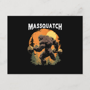 Bigfoot Massquatch Funny  Enclosure Card