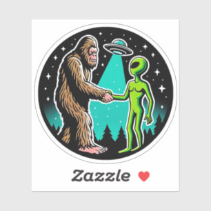 Bigfoot Meets Alien