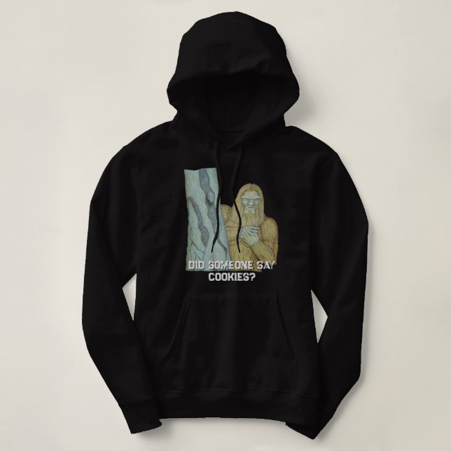 Bigfoot meme parody hoodie (Design Front)