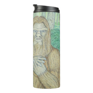 Bigfoot meme parody thermal tumbler