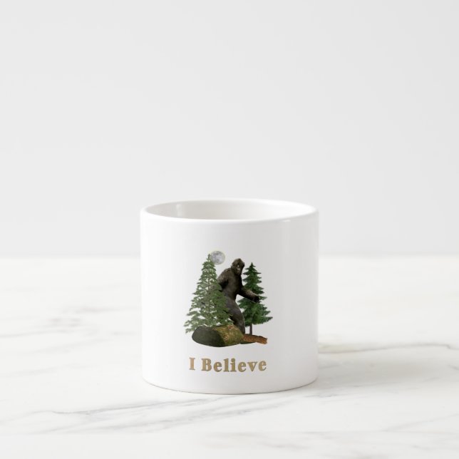 Bigfoot merchandise espresso cup (Front)