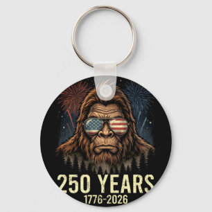 Bigfoot merica firework 4th of july 250 key ring
