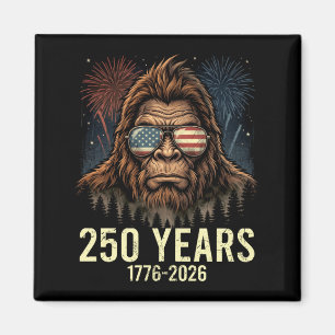 Bigfoot merica firework 4th of july 250 magnet