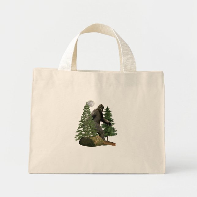 Bigfoot Mini Tote Bag (Front)