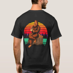 Bigfoot Morning Coffee Funny Sasquatch Men's T-Shirt