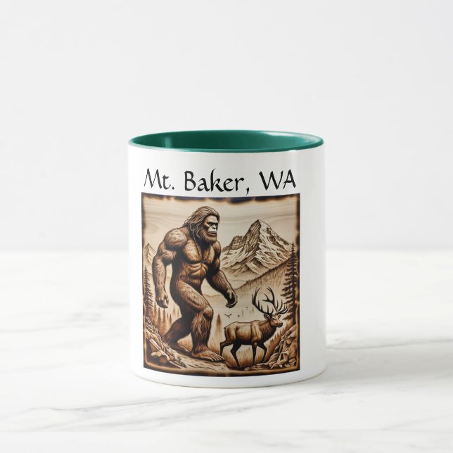 Bigfoot Mount Baker, WA Mug (Center)