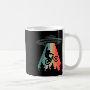 Bigfoot Mountain Bike Ufo Alien Abduction Shirt Fu Coffee Mug