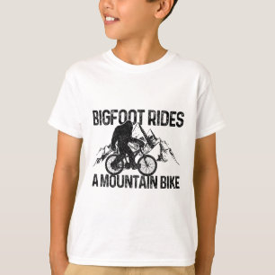 Bigfoot Mtb Downhill Mountain Bike Funny Gift T-Shirt