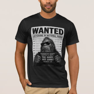 Bigfoot Mugshot  T-Shirt