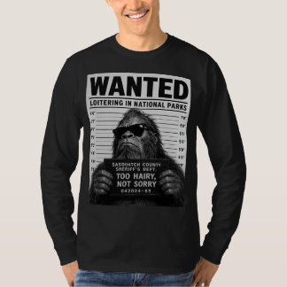 Bigfoot Mugshot  T-Shirt