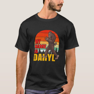 Bigfoot My Name Is Daryl Sunset T-Shirt