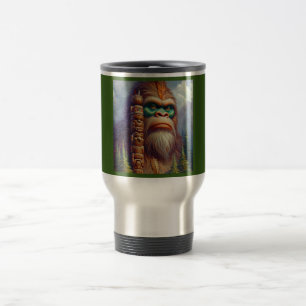 Bigfoot Native American Totem Travel Mug