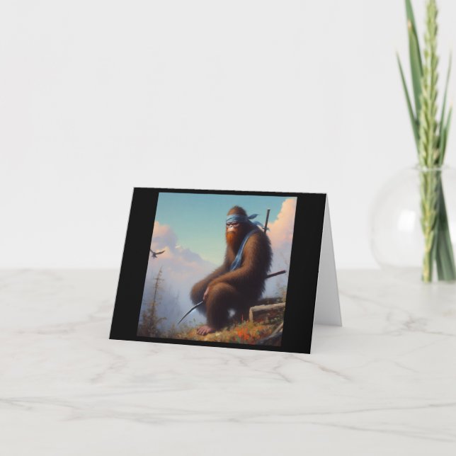 Bigfoot Ninja Card (Front)