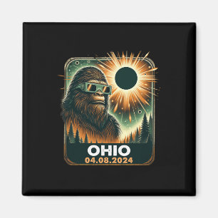 Bigfoot Ohio Total Solar Eclipse 2024 With Eclipse Magnet
