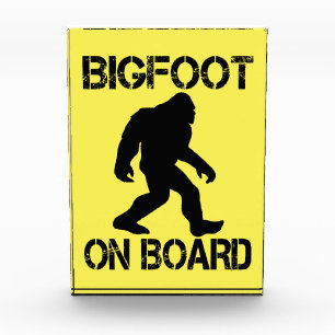 Bigfoot on Board - Funny Bigfoot      Photo Block