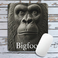 Bigfoot or Sasquatch Close Up Face