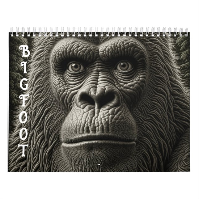 Bigfoot or Sasquatch Cryptid  Calendar (Cover)