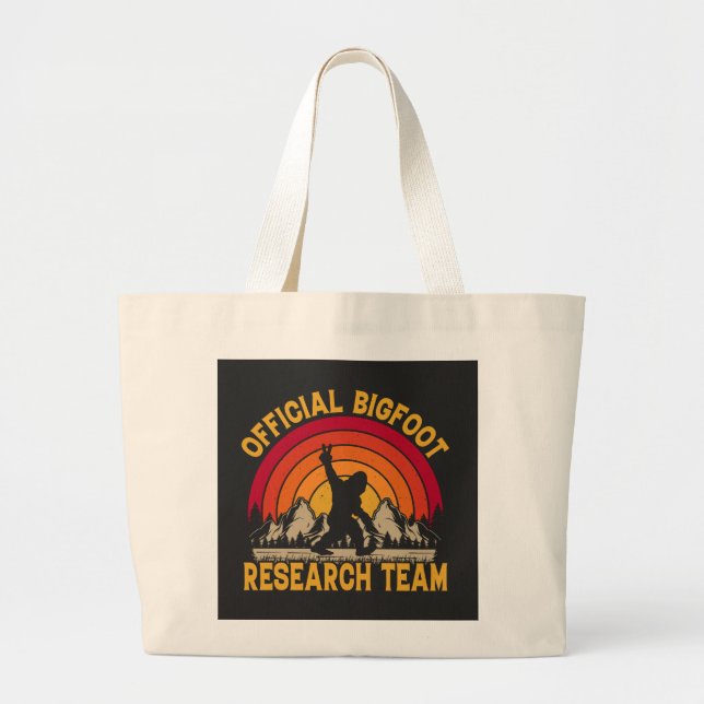 Bigfoot Original Research Team Shopping Tote Bag (Front)