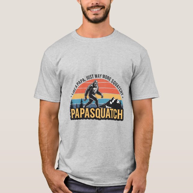 Bigfoot: Papasquatch T-Shirt (Front)