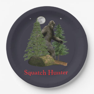 Bigfoot Paper Plate