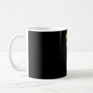 Bigfoot paw print camping mountain sasquatch coffee mug
