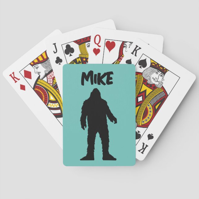 BIGFOOT PERSONALIZED PLAYING CARDS (Back)
