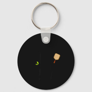Bigfoot pickleball sport dinker sasquatch key ring