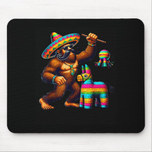 Bigfoot Pinata Cinco De Mayo Mexican Sasquatch Kid Mouse Pad