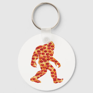 Bigfoot Pizza    Key Ring