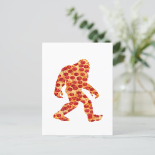 Bigfoot Pizza Postcard