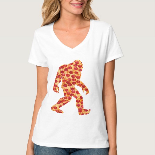 Bigfoot Pizza    T-Shirt (Front)