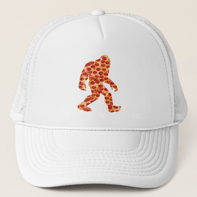 Bigfoot Pizza   Trucker Hat (Front)