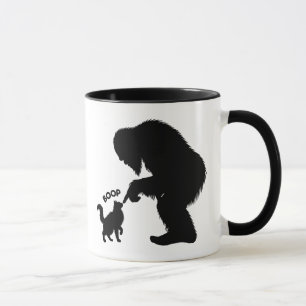 Bigfoot Playful Long Haired Cat Boop Mug