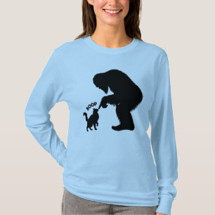 Bigfoot Playful Long Haired Cat Boop T-Shirt