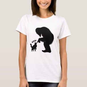 Bigfoot Playful Long Haired Cat Boop T-Shirt