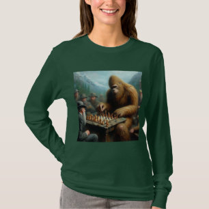 Bigfoot Playing Chess T-Shirt