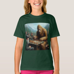 Bigfoot Playing Chess T-Shirt