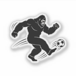 Bigfoot Playing Soccer