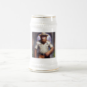 Bigfoot Policeman Beer Stein