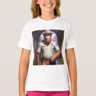 Bigfoot Policeman T-Shirt